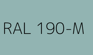 Couleur RAL 190-M