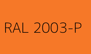 Couleur RAL 2003-P