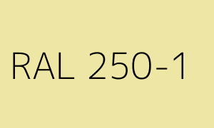 Couleur RAL 250-1