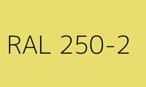 Couleur RAL 250-2