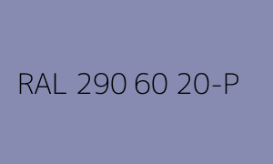 Couleur RAL 290 60 20-P