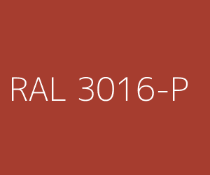 Couleur RAL 3016-P ROUGE CORAIL