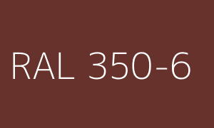 Couleur RAL 350-6