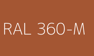Couleur RAL 360-M