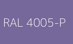 Couleur RAL 4005-P