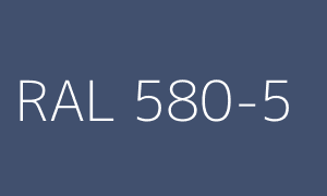 Couleur RAL 580-5
