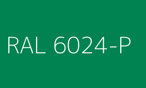 Couleur RAL 6024-P