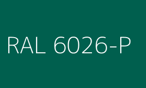 Couleur RAL 6026-P