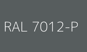 Couleur RAL 7012-P
