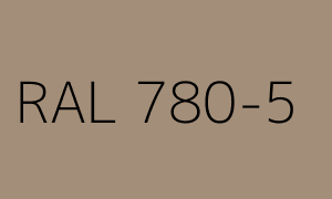 Couleur RAL 780-5