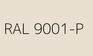 Couleur RAL 9001-P