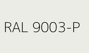 Couleur RAL 9003-P